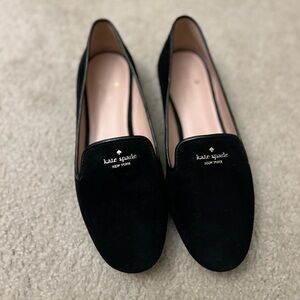 Kate Spade Black Suede Flats